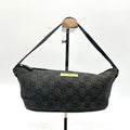 Gucci GG black canvas mini shoulder bag