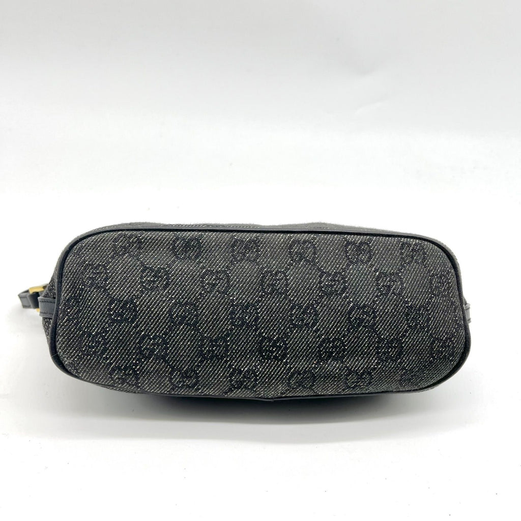 Gucci GG black canvas mini shoulder bag