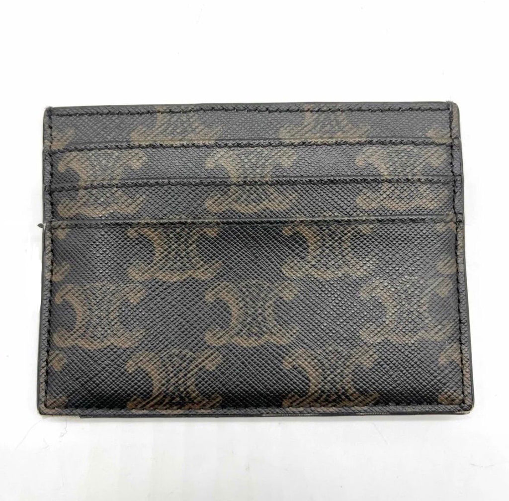 Céline Triomphe Canvas cardholder
