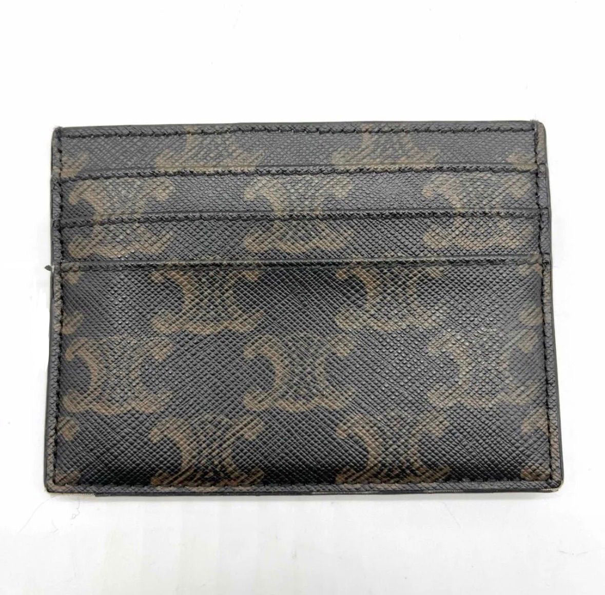 Céline Triomphe Canvas cardholder