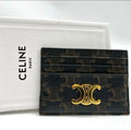 Céline Triomphe Canvas cardholder